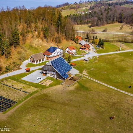 Wooden Cabin Zurej With Hot Tub Bukovje v Babni Gori エクステリア 写真